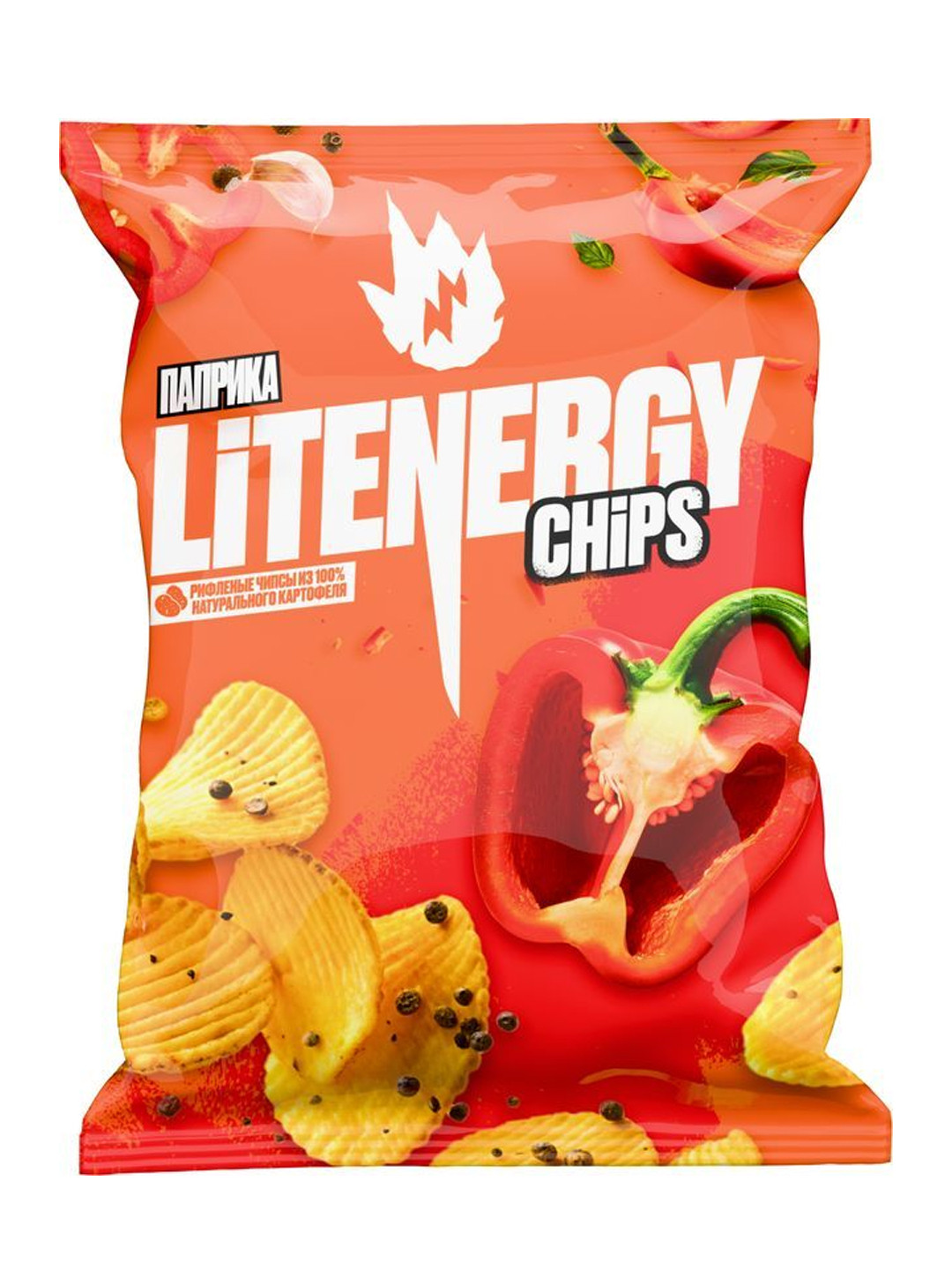 Чипсы Lit Energy "Паприка", 120 г