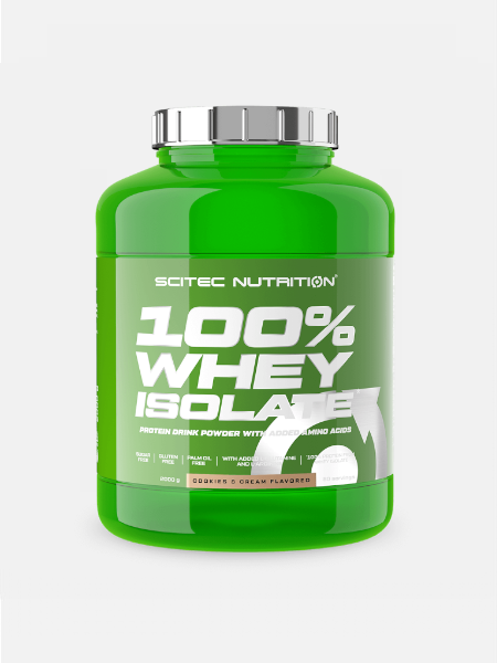 Протеин Scitec Nutrition 100% Whey Isolate Cookies & Cream 2кг