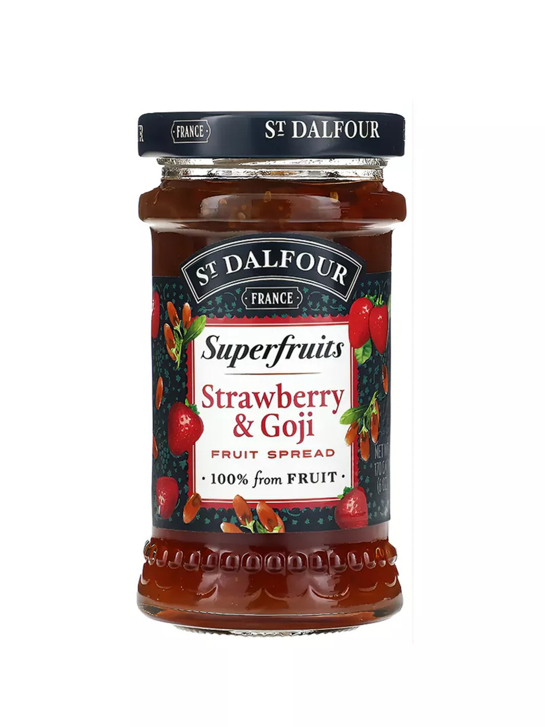 Джем "St. Dalfour" из клубники и ягодами годжи, 170 г