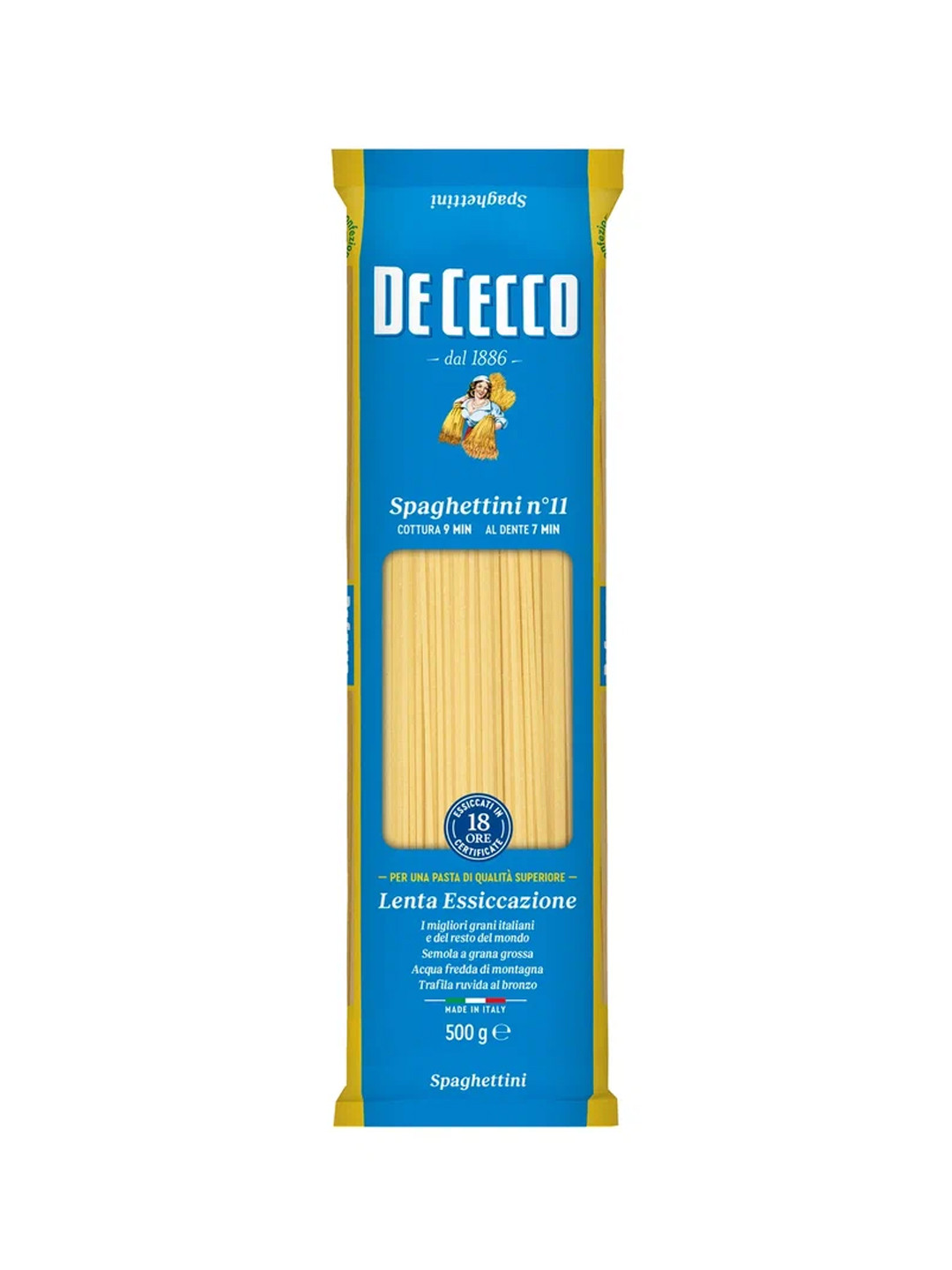 Макароны "DeCecco" Спагетти n.11, 500 г