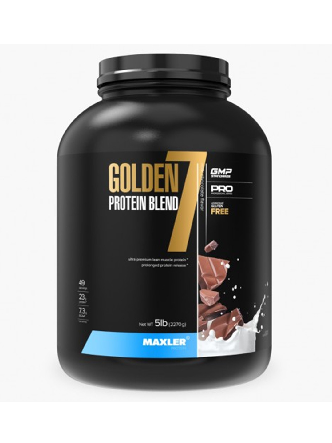 Протеин многокомпонентный Maxler Golden 7 Protein, 2230 гр - шоколад с молоком