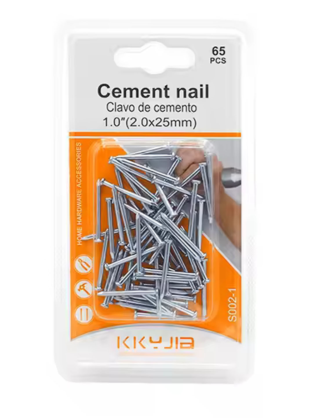 Цементные гвозди KKYJIA 2.0x25 мм (65 шт)