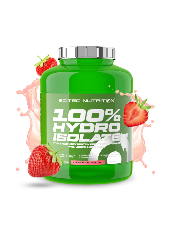 Протеин Scitec Nutrition 100% Whey Isolate Strawberry 2кг