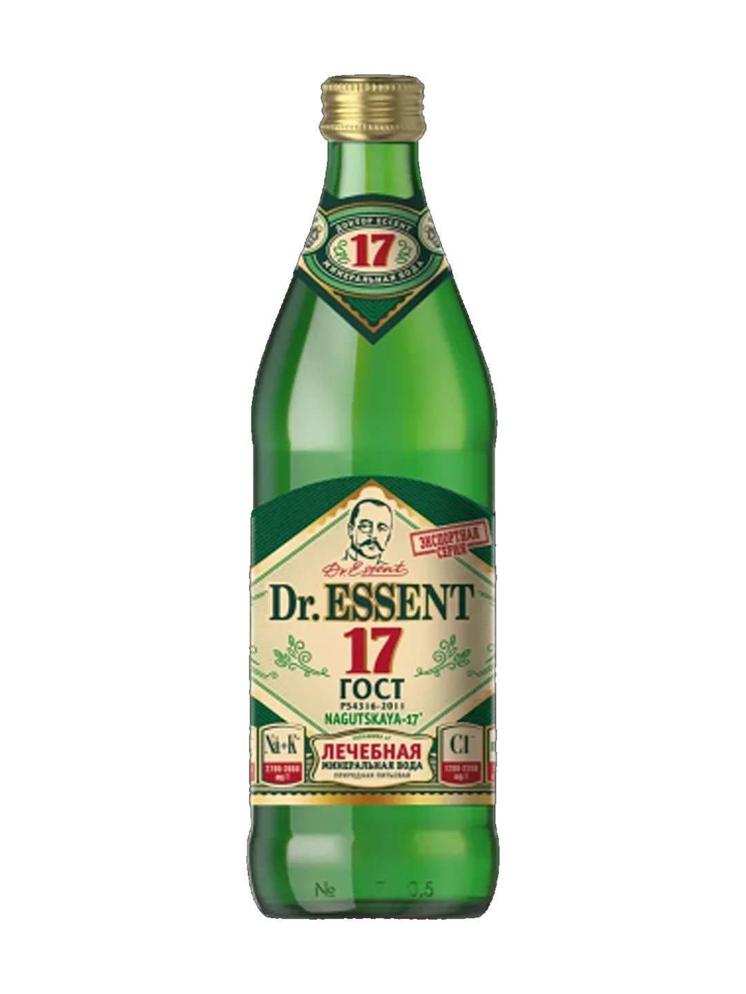 Минеральная Вода Dr. Essent лечебная №17, 0.45л