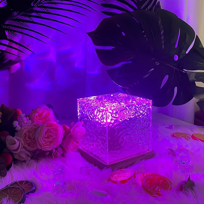 Квадратный светилник USB dynamic water pattern light
