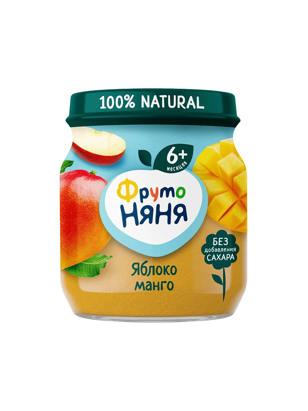 Детское пюре "Фруто Няня" Яблоко манго 100 гр.