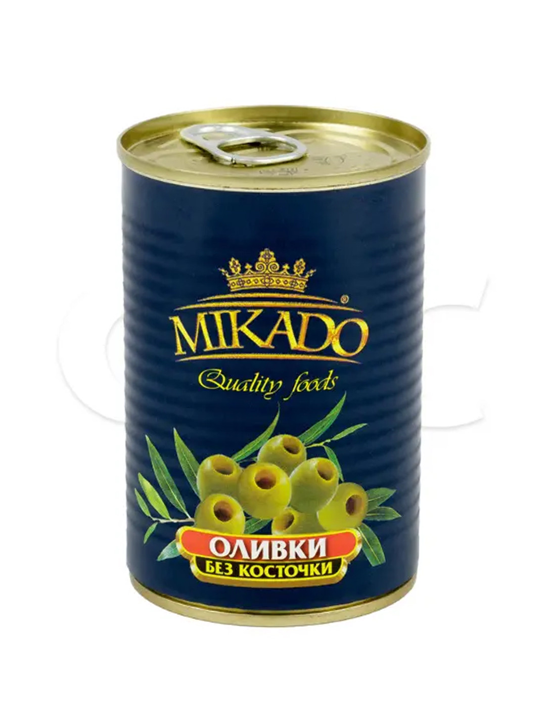 Оливки "Mikado" без косточки, ж/б, 300мл