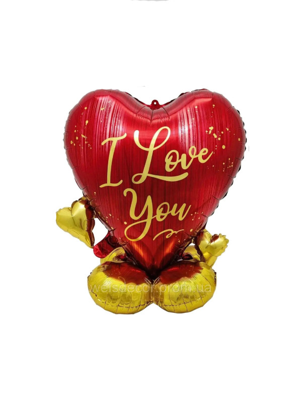 Фольгированный воздушный шар «I Love You»