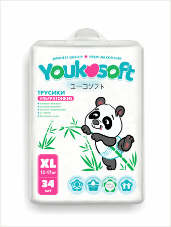 Трусики "Youkosoft" ультратонкие XL 34 шт