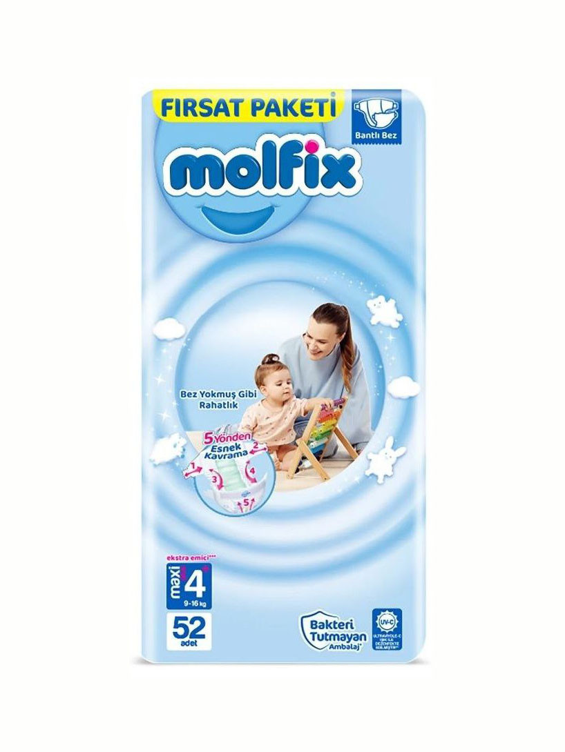 Подгузники Molfix Max i4 – Надежная защита и комфорт для вашего малыша