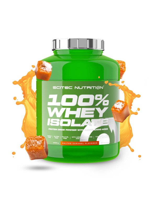 Протеин Scitec Nutrition 100% Whey Isolate Salted Caramel 2кг