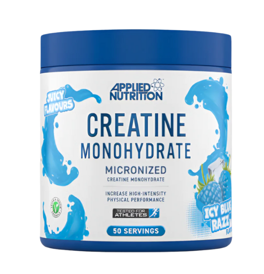 Креатин моногидрат Applied Nutrition Micronized Icy Blue Razz, 250 г