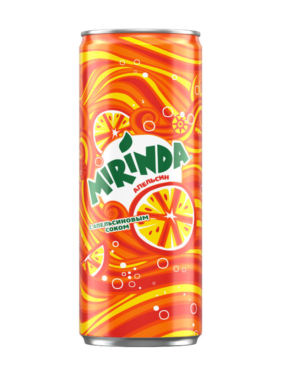 Напиток Mirinda orange ж/б 0.25л