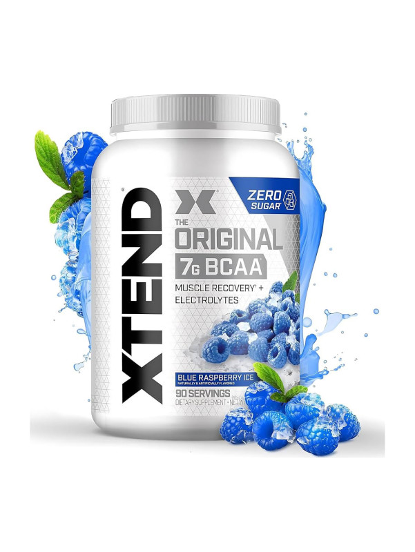Аминокислоты XTEND The Original 7G BCAA Ice Blue Raspberry 90 порций