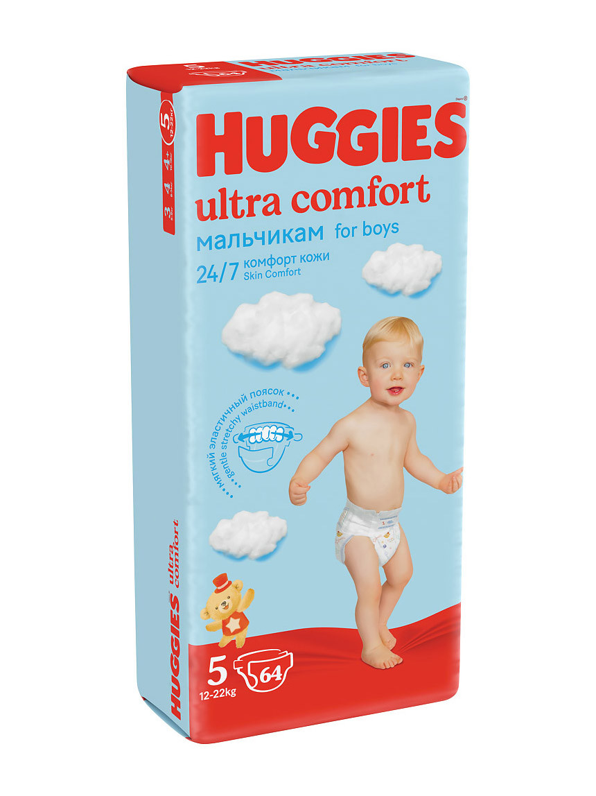 Подгузники "Huggies" Ultra Comfort Мальчиков 5 - 64 шт.