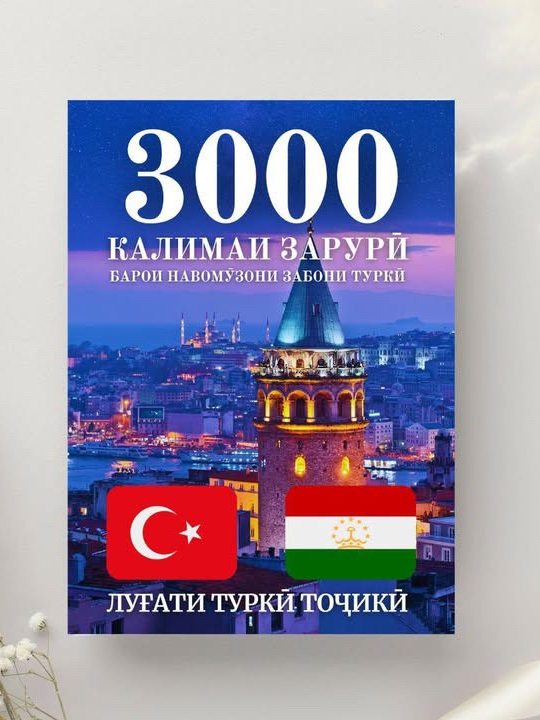 Лӯғати туркӣ-тоҷикӣ: 3000 калима