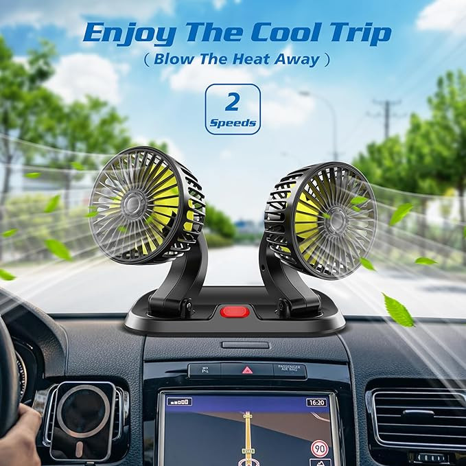 Вентилятор для автомобилей Double headed vehicle fan