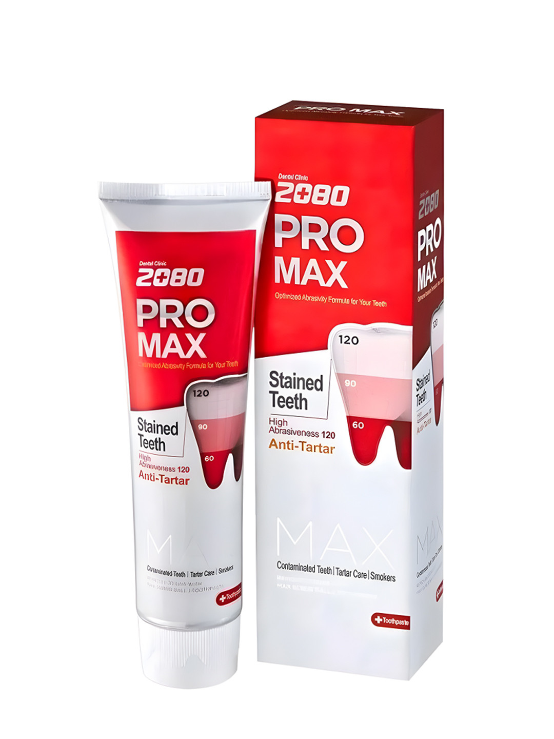 Зубная паста против налета 2080 Pro Max от Dental Clinic (125 gr)