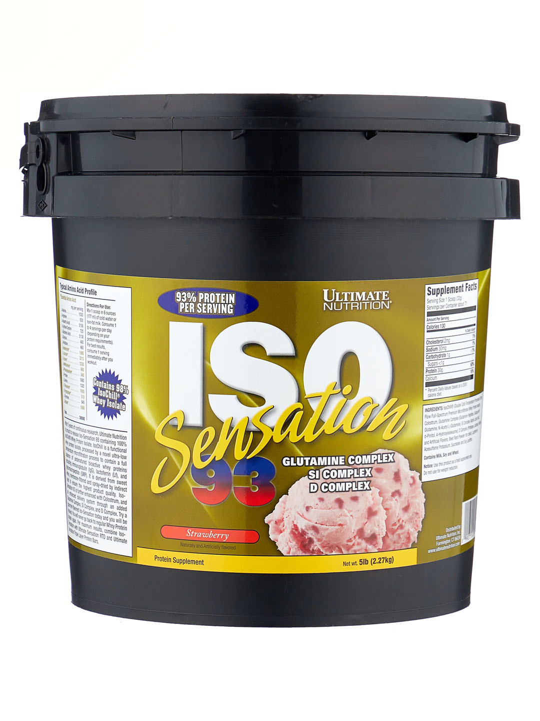 Протеин ISO Sensation, 2270 г - Клубника