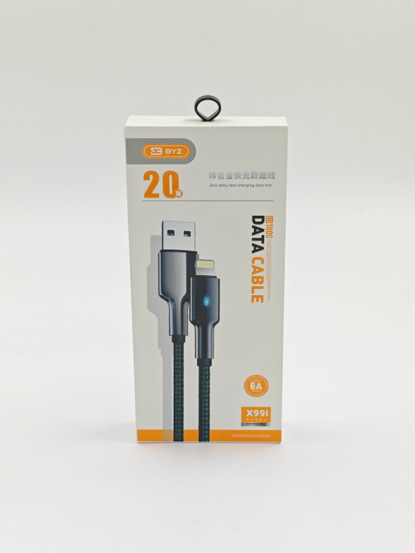 Кабель BYZ X99i Lightning — USB, 20W