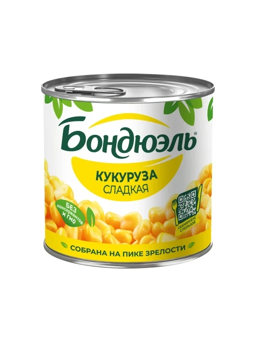 Кукуруза "Bonduelle" Сладкая ж/б 425 мл.