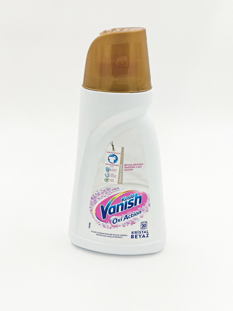 Пятновыводитель Vanish Kosla Oxi Action "Kristal Beyaz", 1 л