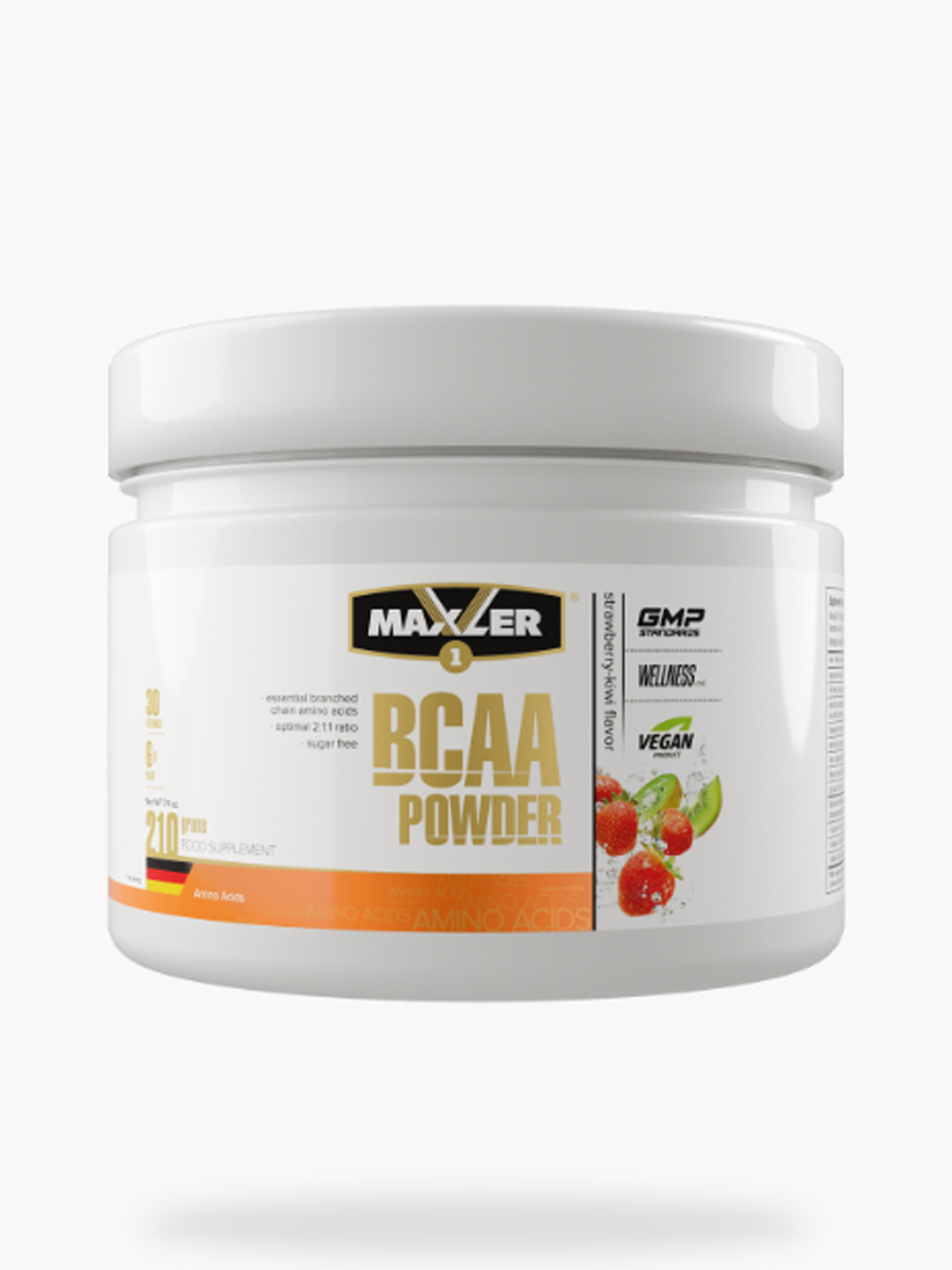 Аминокислоты MXL - BCAA Powder / 210 g / Strawberry Kiwi