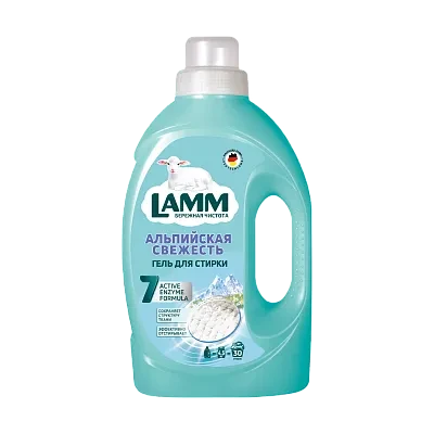 Средство для стирки жидкое "Гель Lamm Альпийская свежесть" 1.95 л