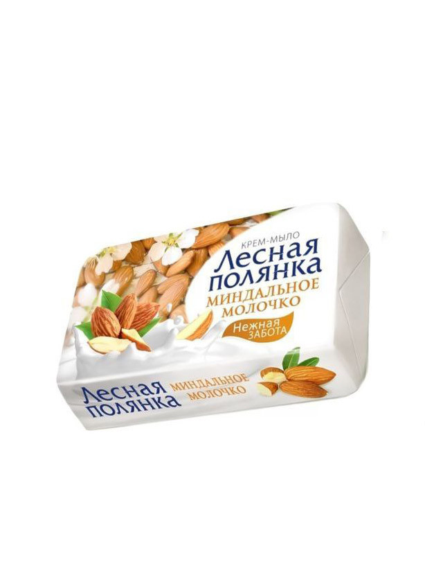 Крем-мыло Лесная Полянка "Миндальное молочко", 90 г