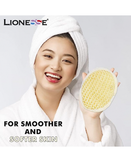 Мочалка с массажным эффектом Lionesse SPA L-437