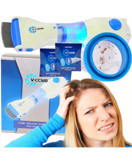 Электрическая расческа от вшей и гнид V-COMB