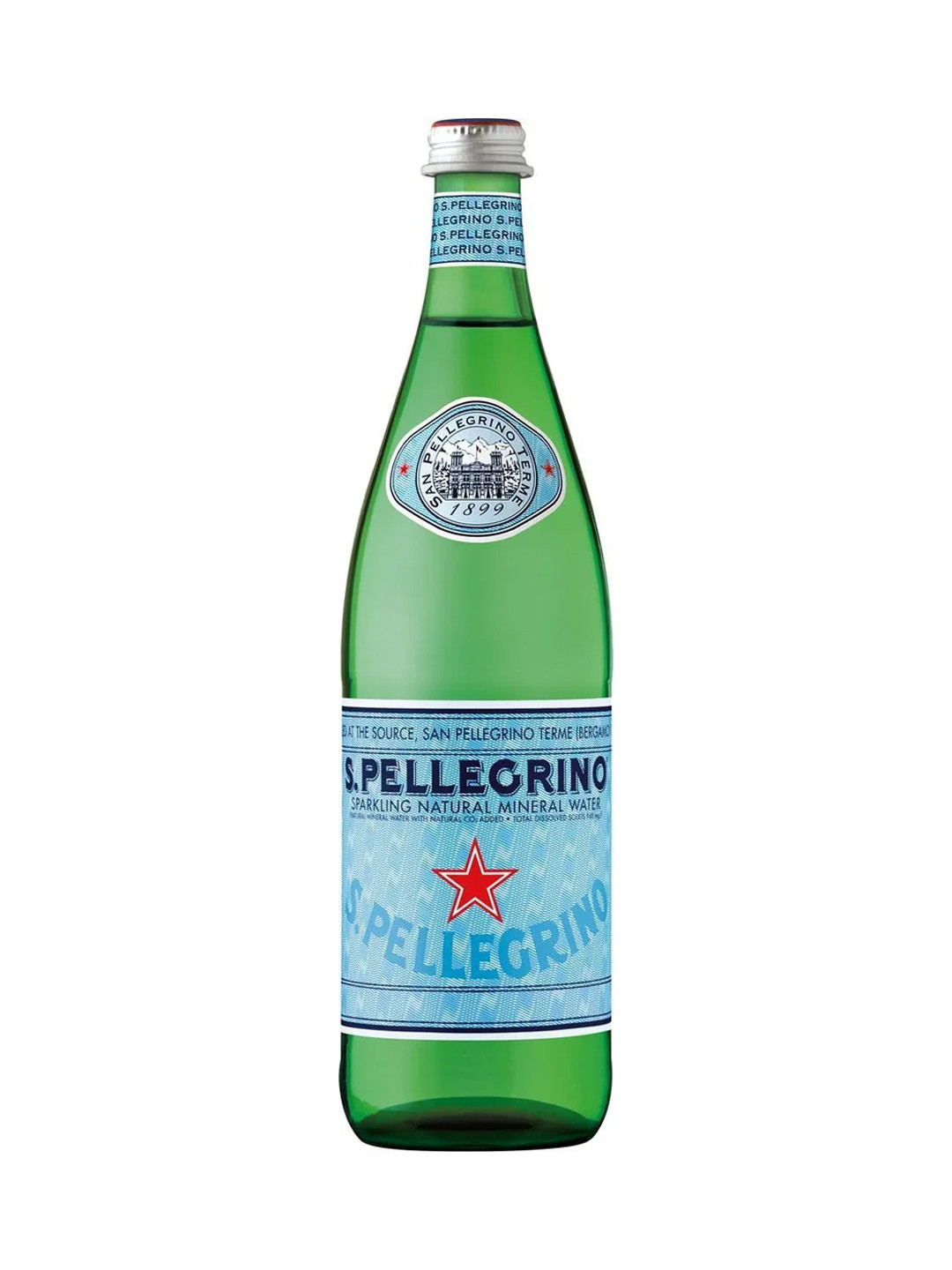 Лечебное столовая вода "S.Pellegrino" с/б, 0.75 л