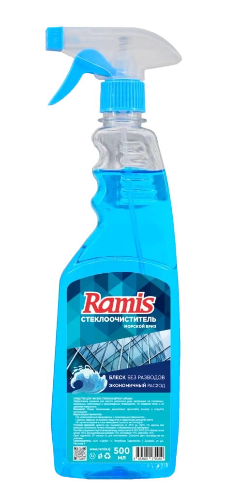 СРЕДСТВО ДЛЯ ОЧИСТКИ СТЕКОЛ «RAMIS» СИНИЙ