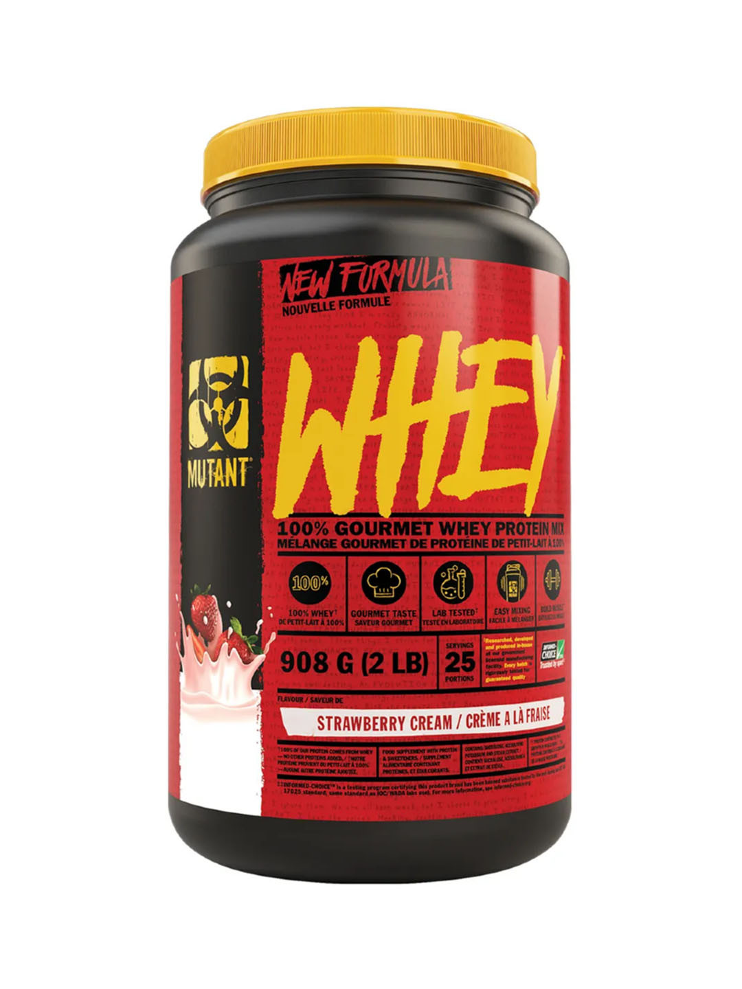 Сывороточный протеин Mutant Whey 907 г Strawberry Cream