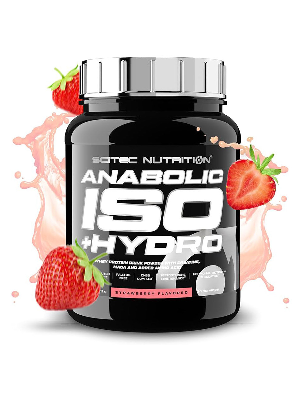 Протеиновый комплекс Scitec Nutrition Anabolic ISO Strawberry 920гр