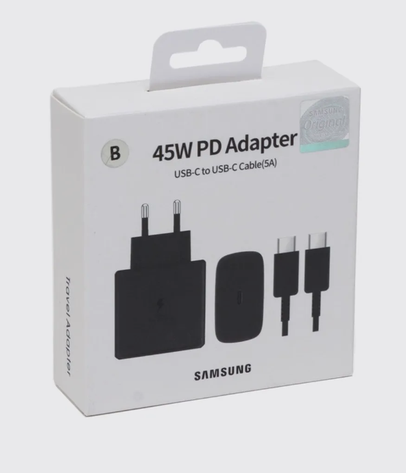 Зарядное устройство Samsung  комплект 45W