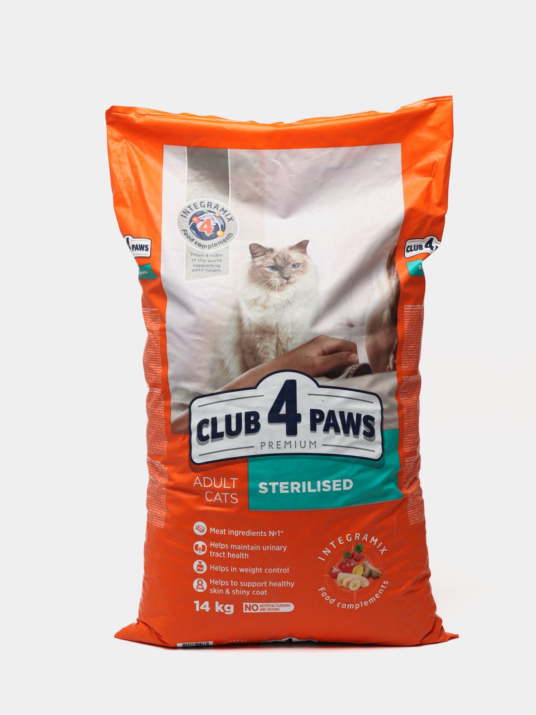 Сухой корм Club 4 Paws для стерилизованных кошек 14 кг