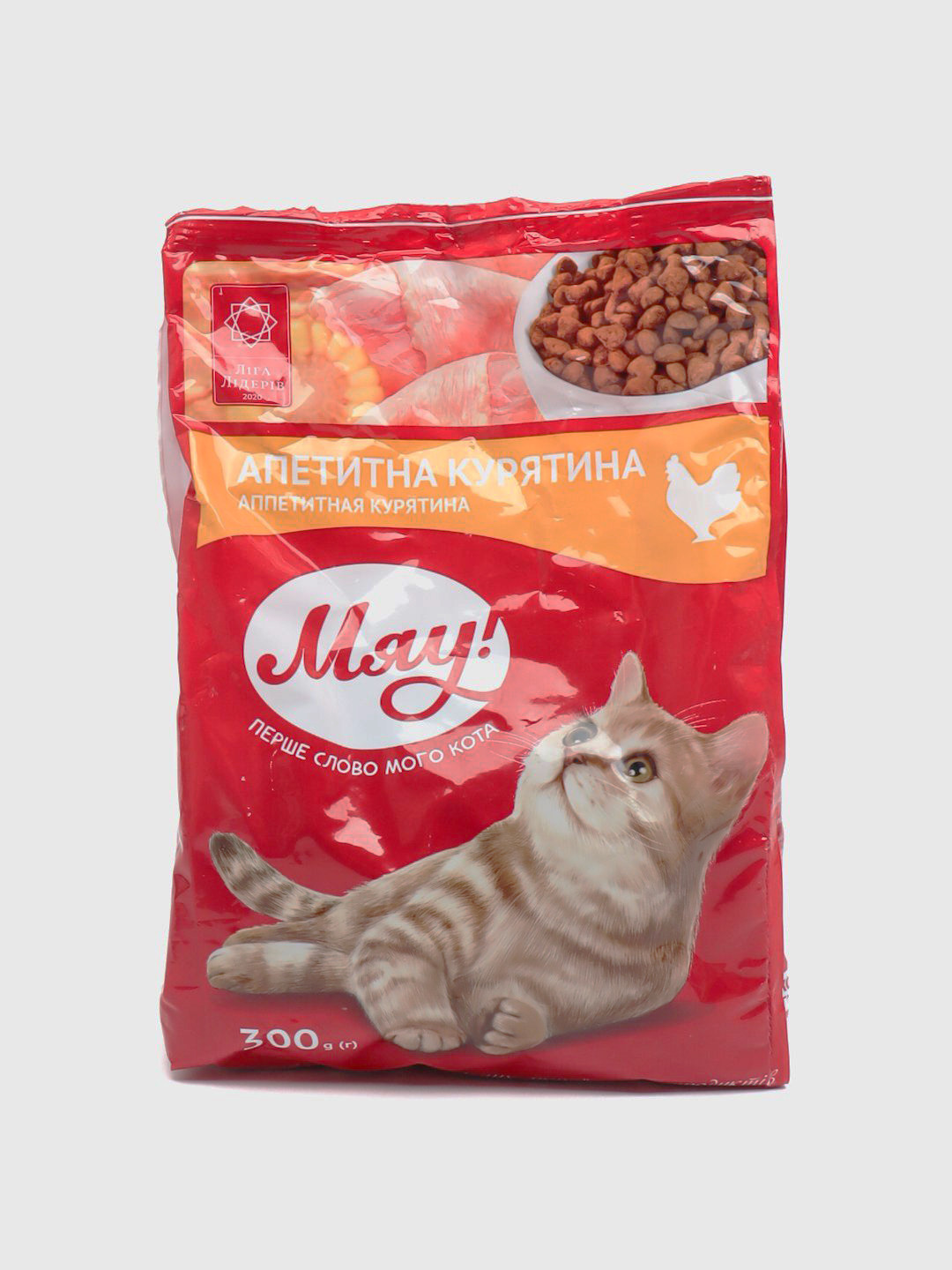 Сухой корм для взрослых кошек МЯУ с курицей 300гр