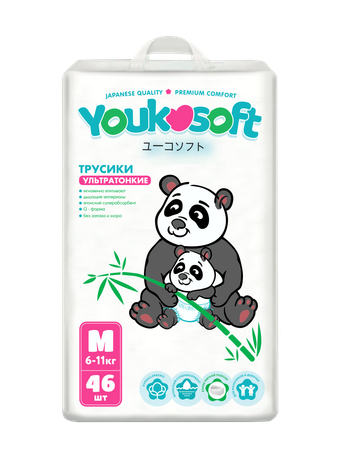 Трусики "Youkosoft" ультратонкие м 46 шт