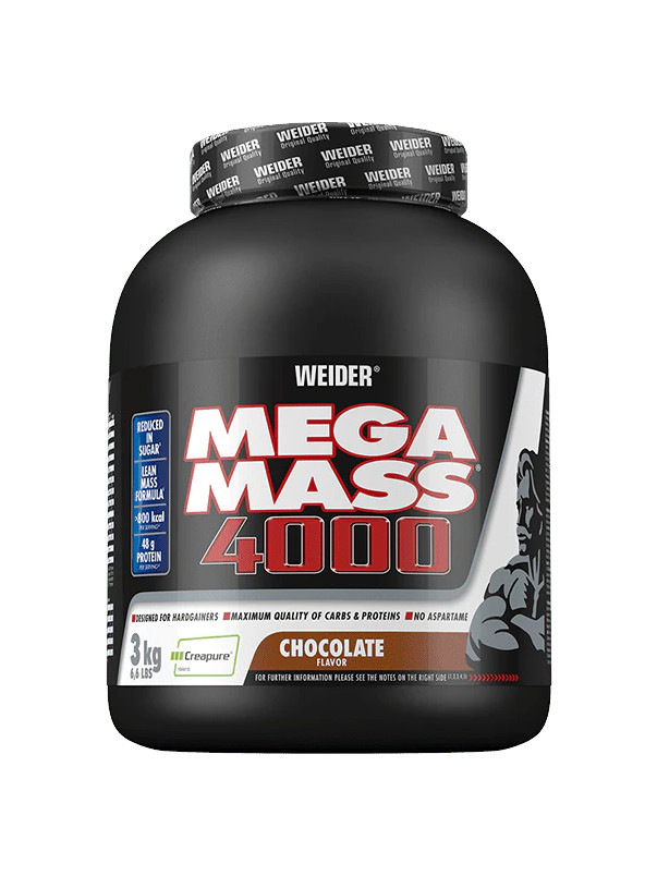 Гейнер Weider Mega Mass со вкусом Шоколада 3 кг
