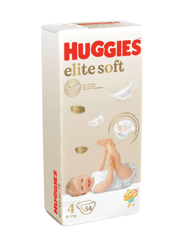 Подгузники "Huggies" Elite Soft 4 - 54 шт.