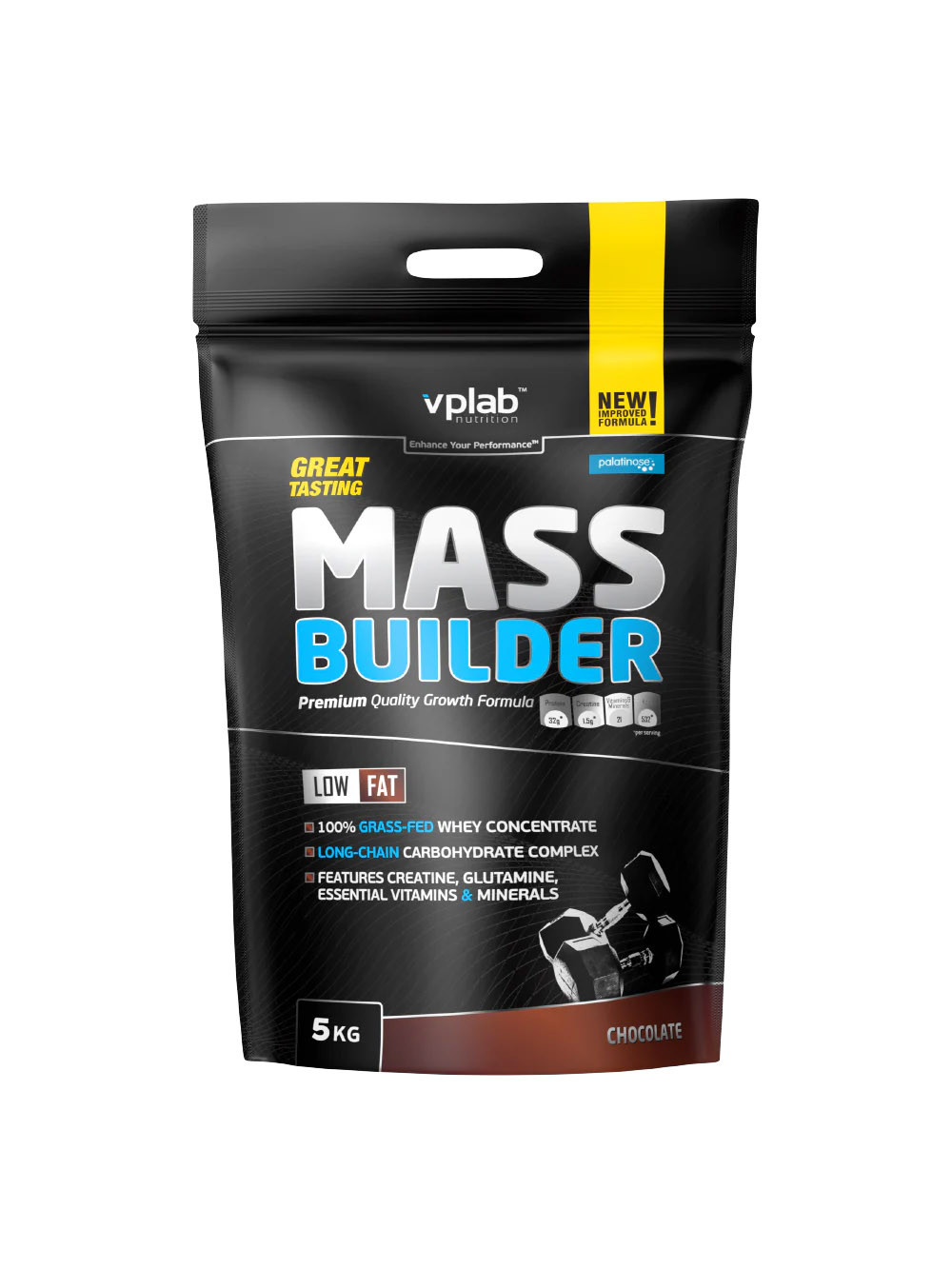 Гейнер VPLab Mass Builder Chocolate 5кг