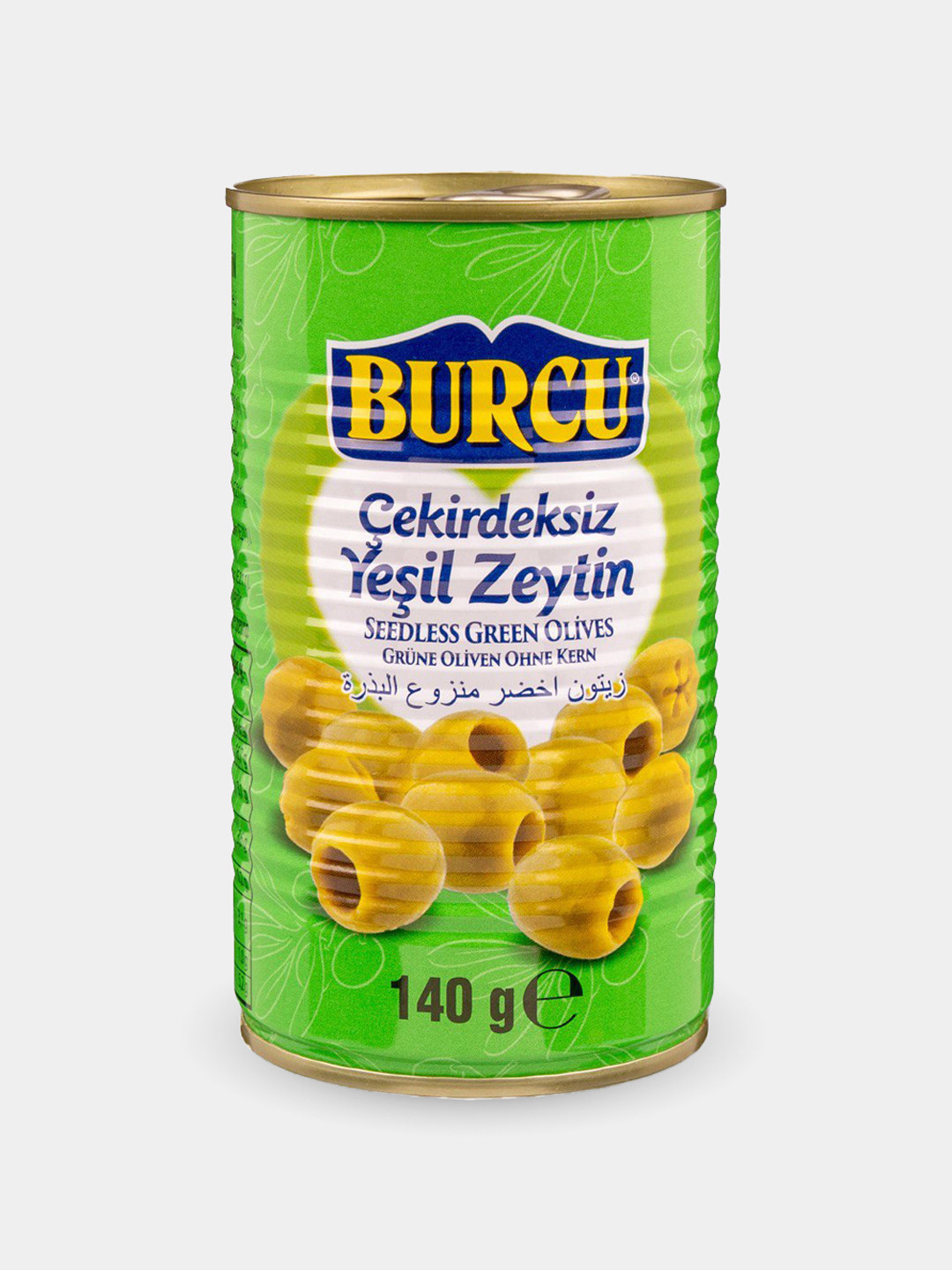 Оливки "Burcu" без косточек ж/б ,140г