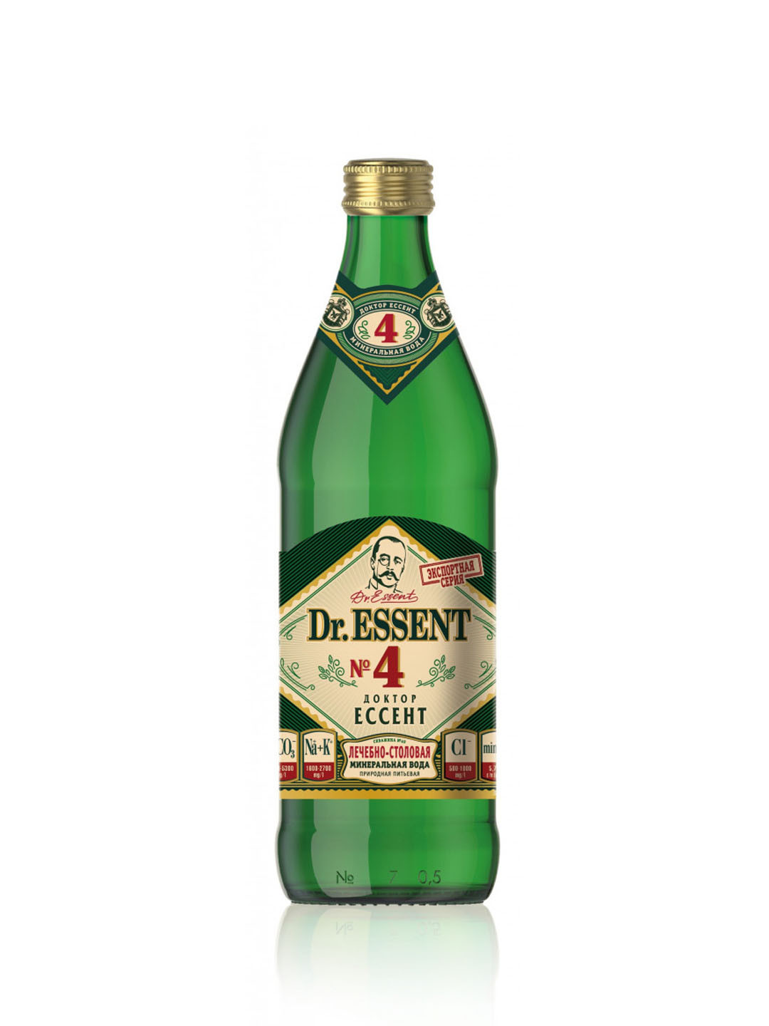 Минеральная Вода Dr. Essent лечебная №4, 0.45л