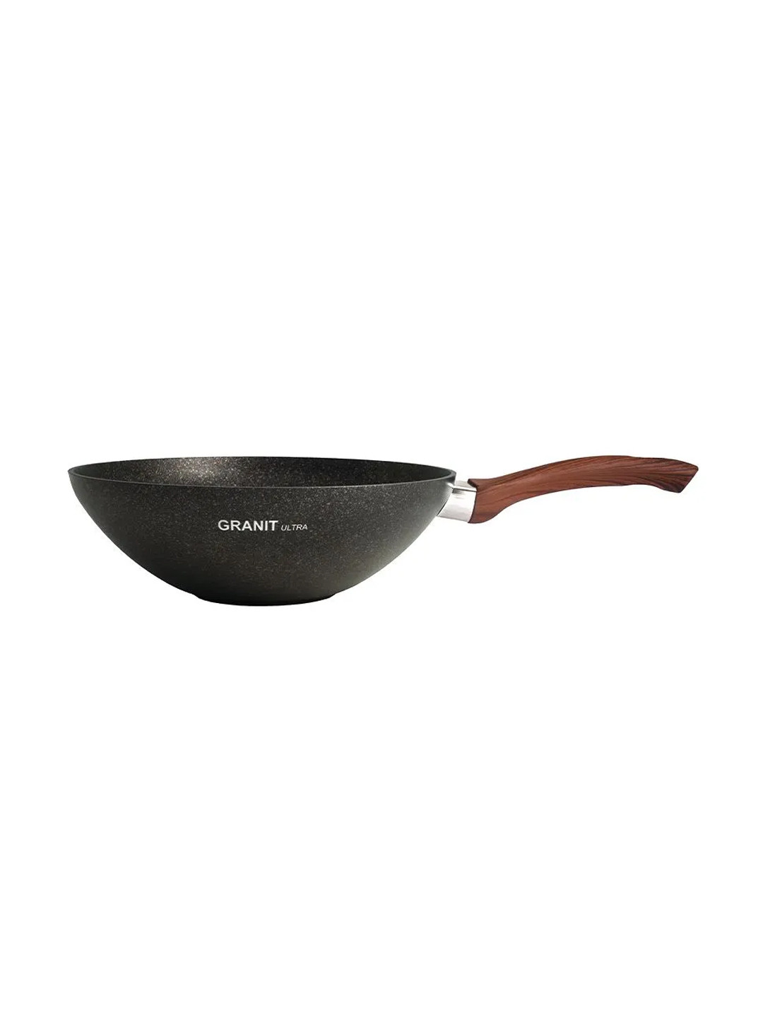 Сковорода Wok Kukmara 300/95мм с ручкой, АП линия "Granit ultra", свкго300а