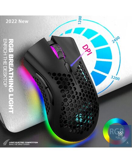 BM600 Перезаряжаемые игровой Мышь (2.4 Ghz, Bluetooth)