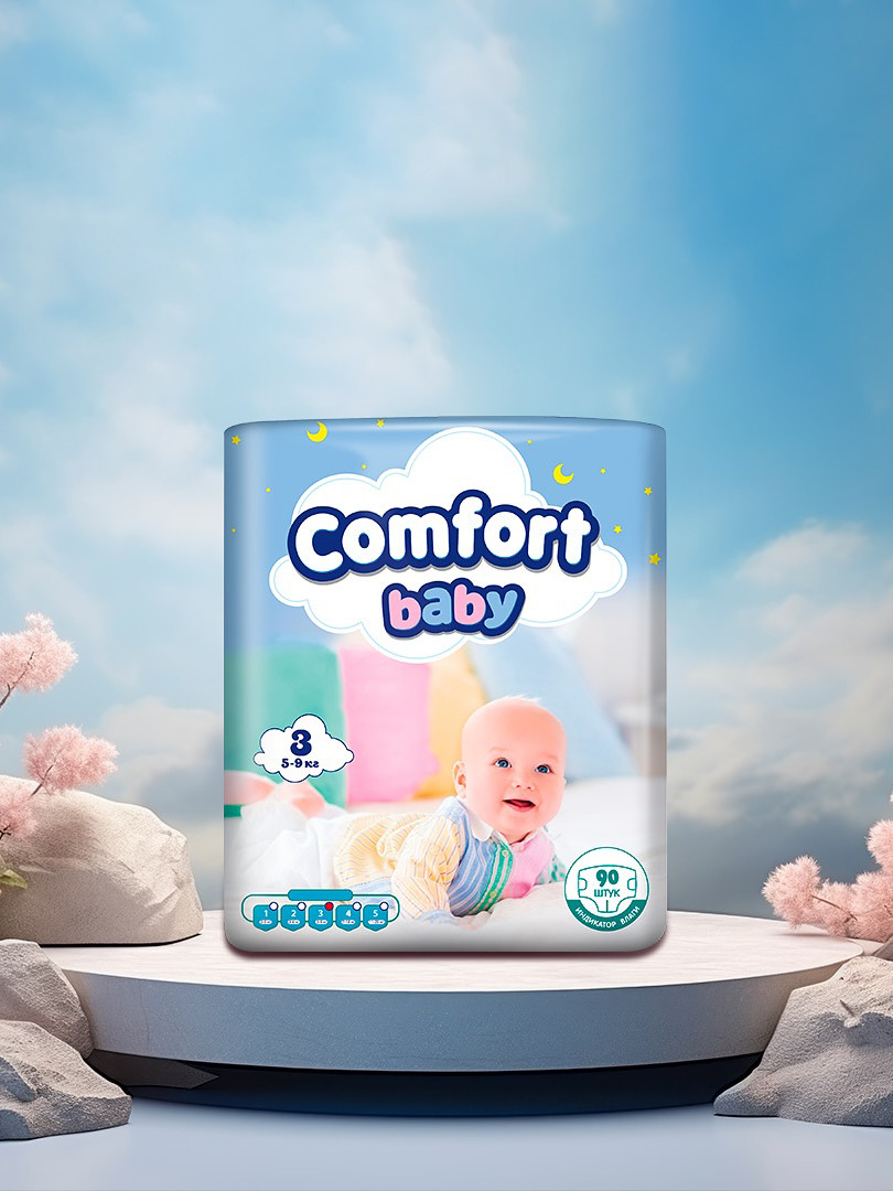Подгузники Comfort Baby 3 (90 шт)