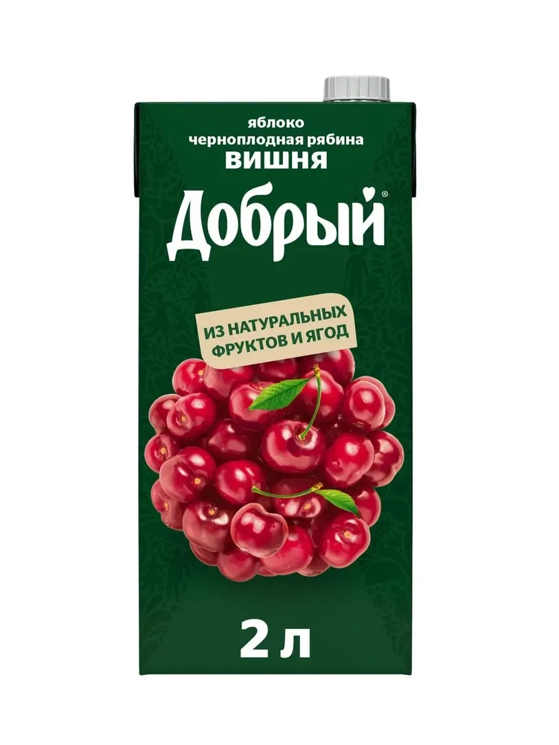 Сок Добрый вишня 2л.