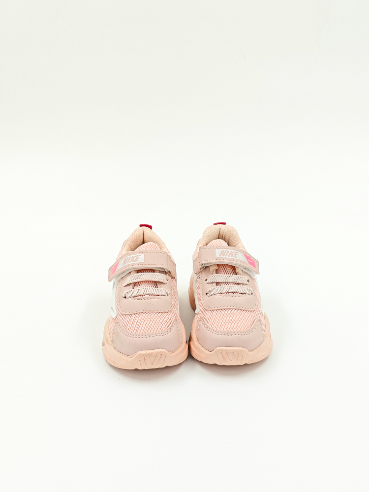 Детские светло-розовый кроссовки "Nike" с подсветкой