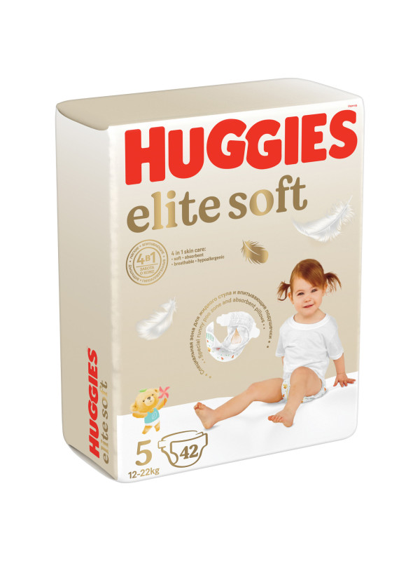 Подгузники "Huggies" Elite Soft 5 - 42 шт.